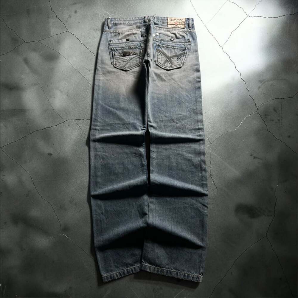 Kaporal Vintage Y2K Euro Baggy Light Wash Denim Jeans